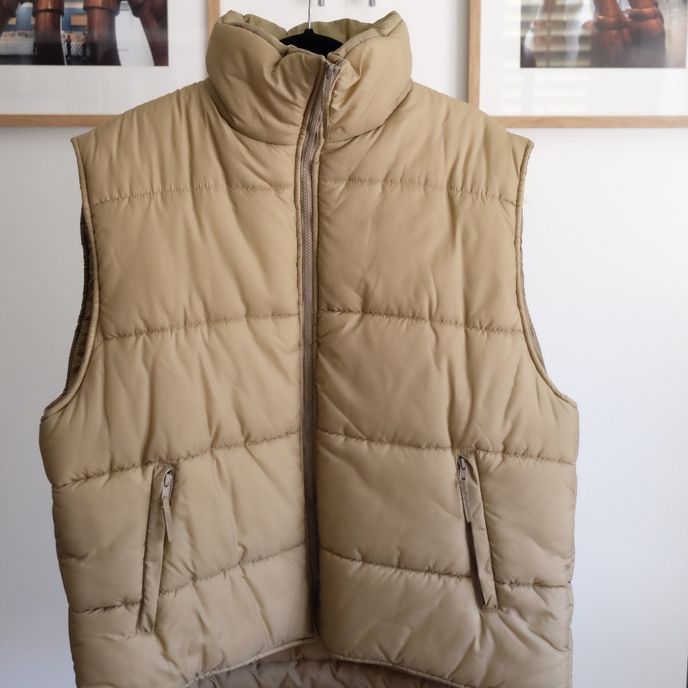 Men's Vintage Down Vest Jacket